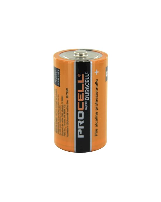 Duracell Procell D size Industrial 15v alkaline box of 10 Single