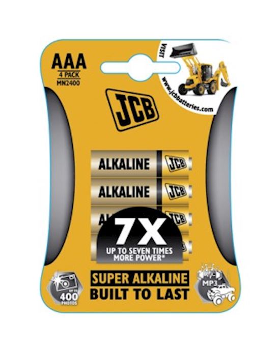 Jcb Aaa Super Alkaline 15v Pack Of 4