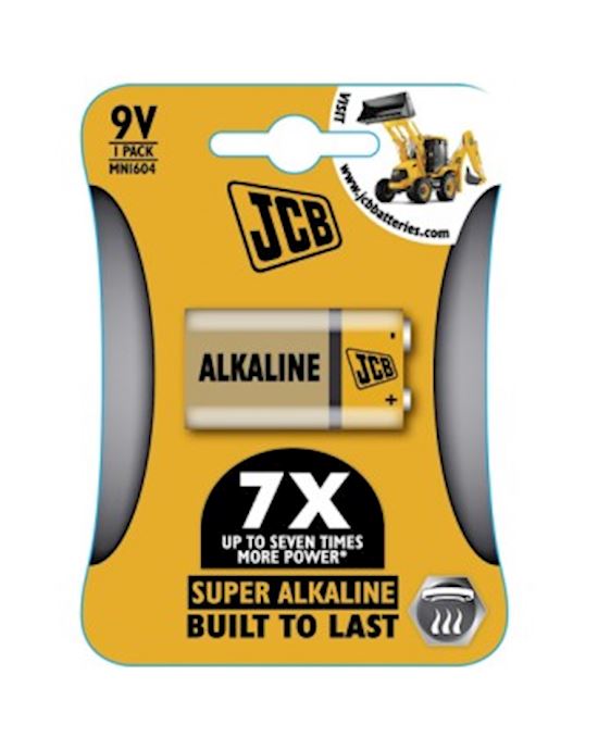 JCB 9 volt Super Alkaline Single Pack