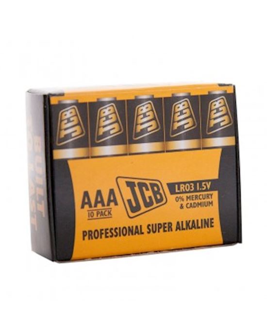 Jcb Aaa Industrial Alkaline 15v Box Of 10