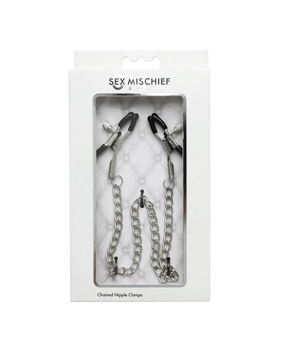 Sex And Mischief Chained Nipple Clamps