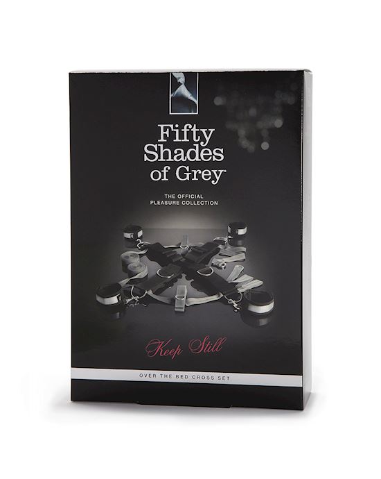 Fifty Shades Of Grey Keep Still Over The Bed Cross Restraint Silver