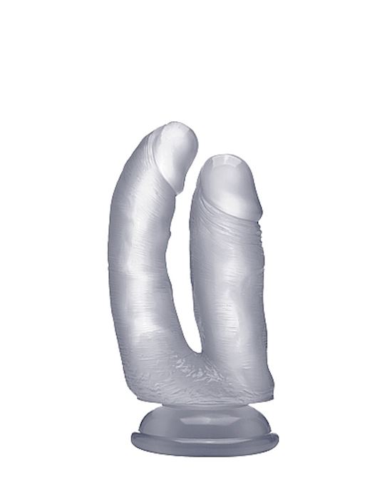 Realistic Double Cock 6.5 Inch Suction Cup Dildo
