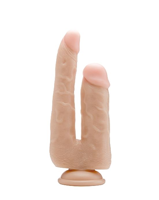Realistic Double Cock 9 Inch