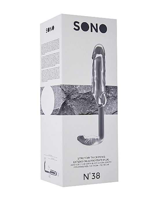Sono No 38 Stretchy Penis Extension And Plug