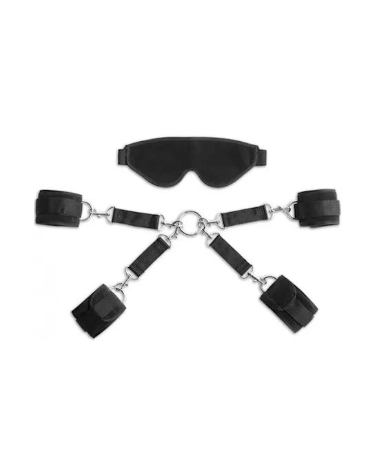 Liberator Bond Deluxe Cuff  Blindfold Kit
