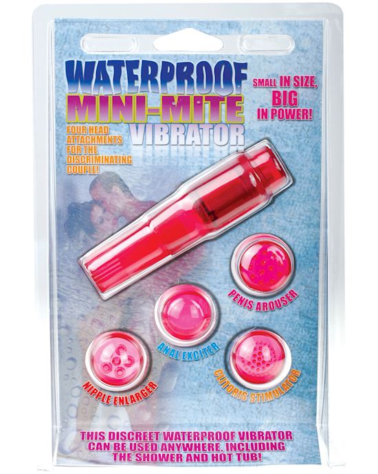 Waterproof Mini-mite Vibe Red