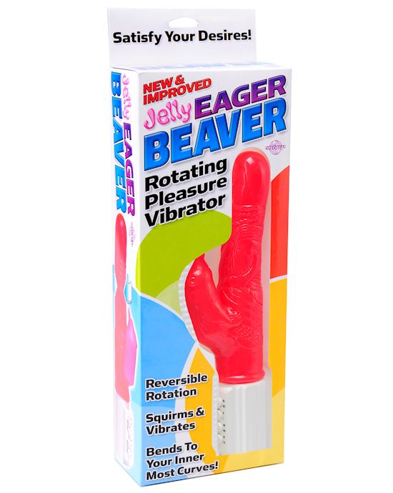 Jelly Eager Beaver Rabbit Vibrator