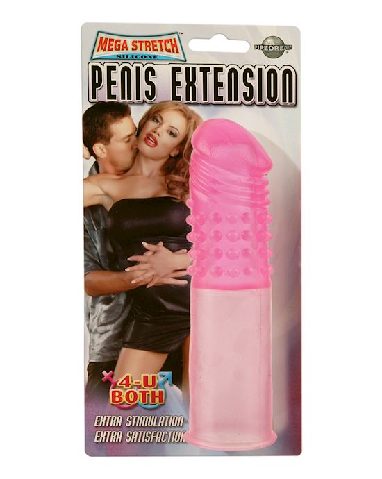 Mega Stretch Penis Extension Pink