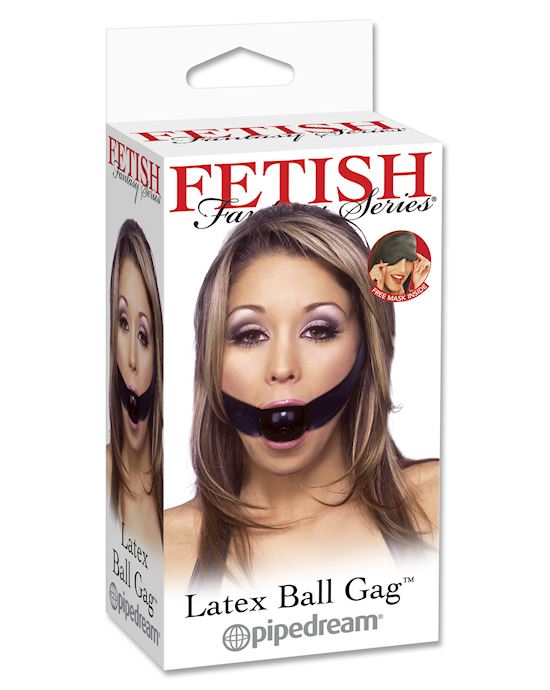 Fetish Fantasies Latex Ball Gag