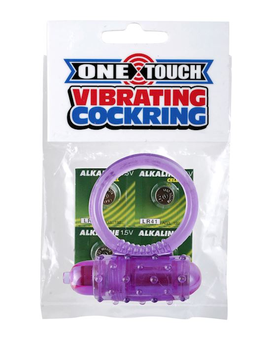 Mini One-touch Cockring Purple