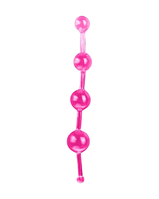 Jelly Anal Beads Pink