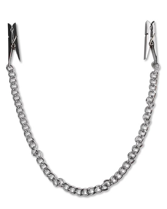 Nipple Chain Clips-silver