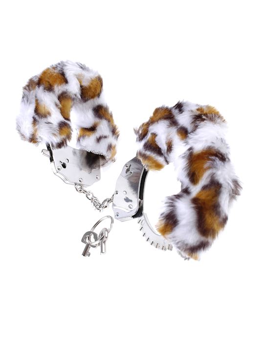 Furry Leopard Love Cuffs