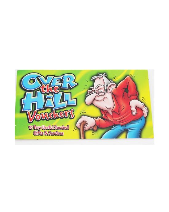 Over The Hill Funny Vouchers