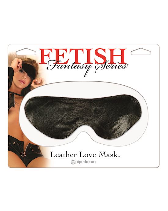 Love Mask--black Leather