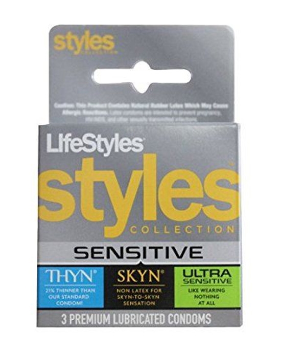 LifeStyles STYLES Sensitive 3 pk