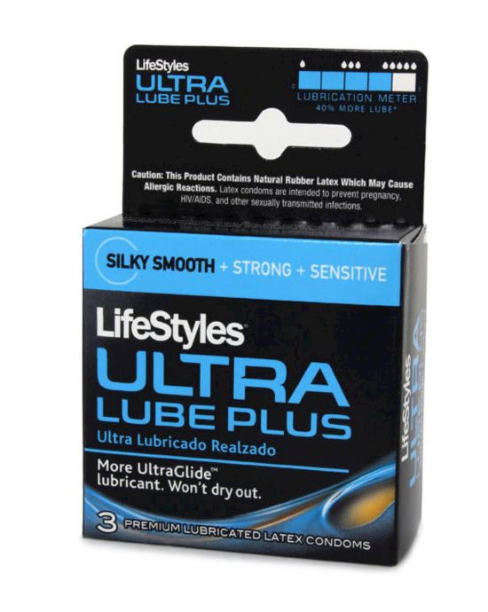 Lifestyles Ultra Lube Plus 3pk