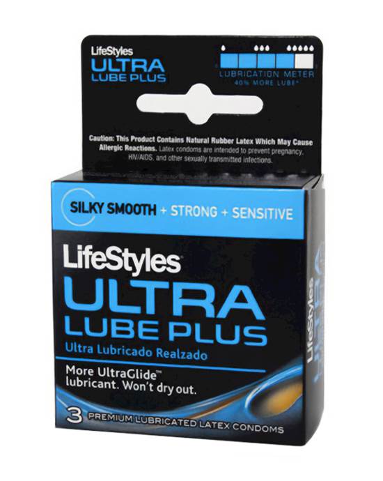 Lifestyles Ultra Lube Plus 3pk