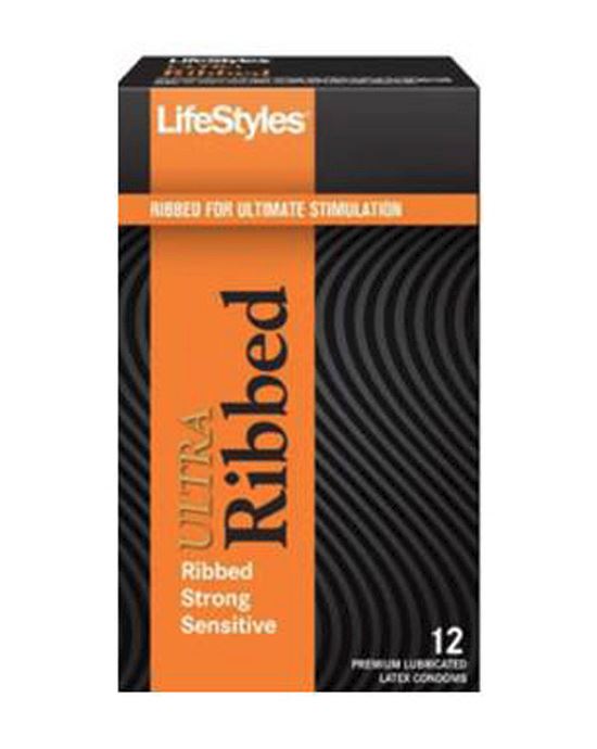 LifeStyles Ultra Ribbed 12pk