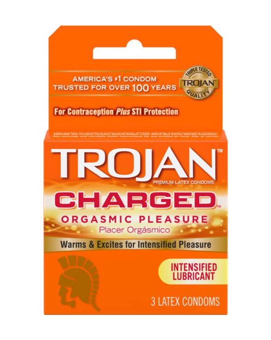 Trojan Charged 3pk