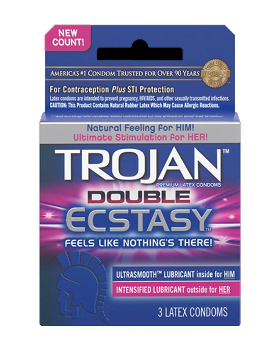 Trojan Double Ecstasy  3 Pack