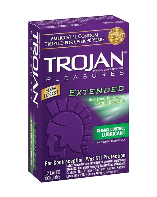 Trojan Pleasures Extended 12pk