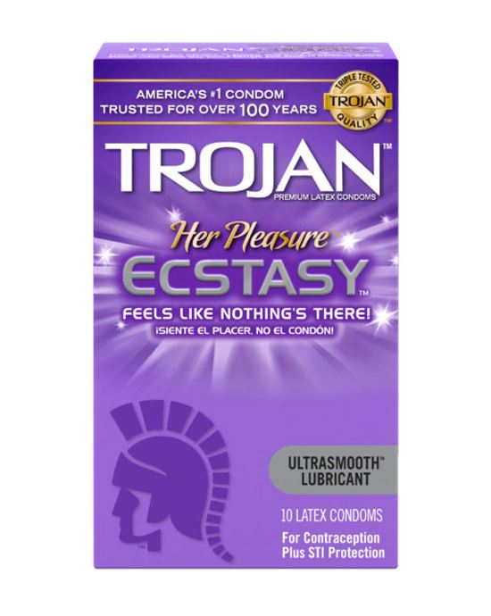 Trojan Her Pleasure Ecstasy 10pk