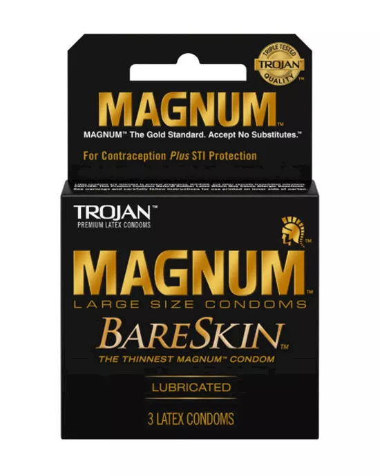 Trojan Magnum Bareskin 3pk