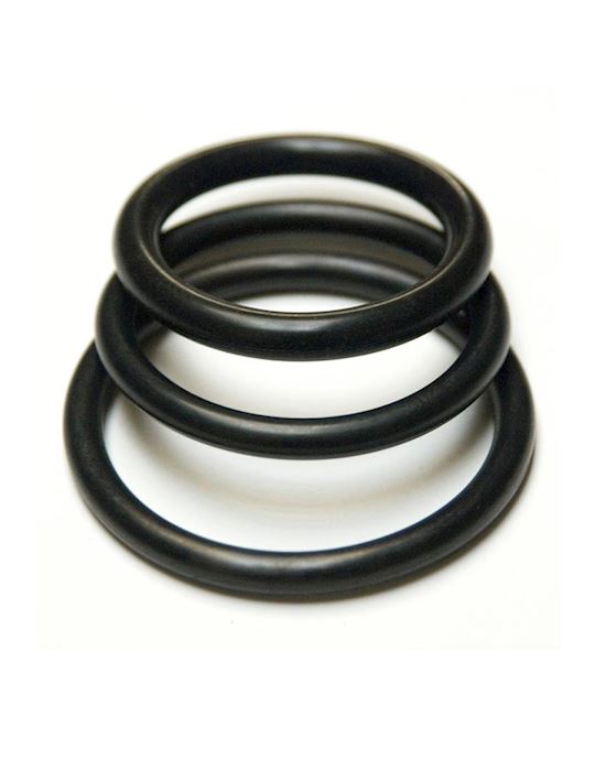 Cock Rings Rubber 3pack