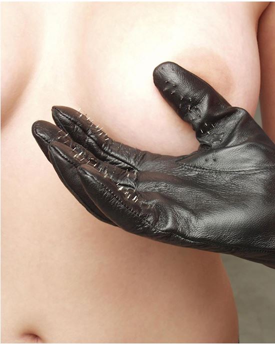 Leather Vampire Gloves Xs