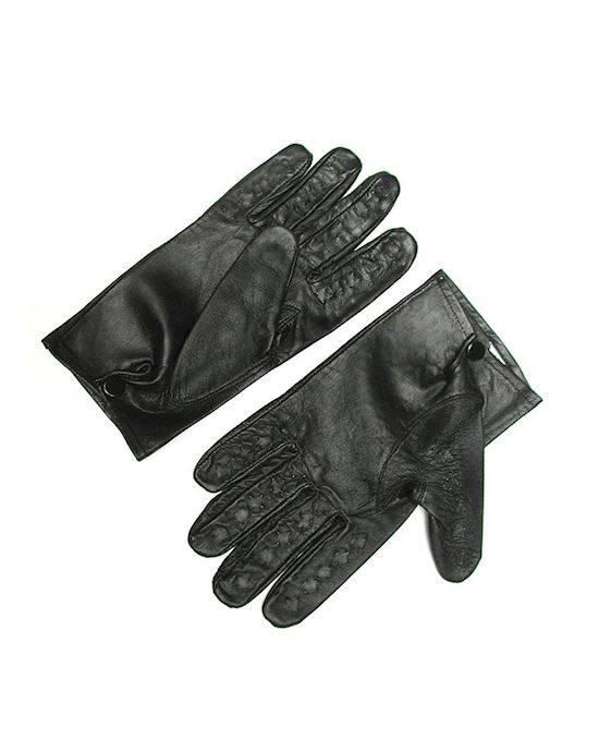 Leather Vampire Gloves Xs