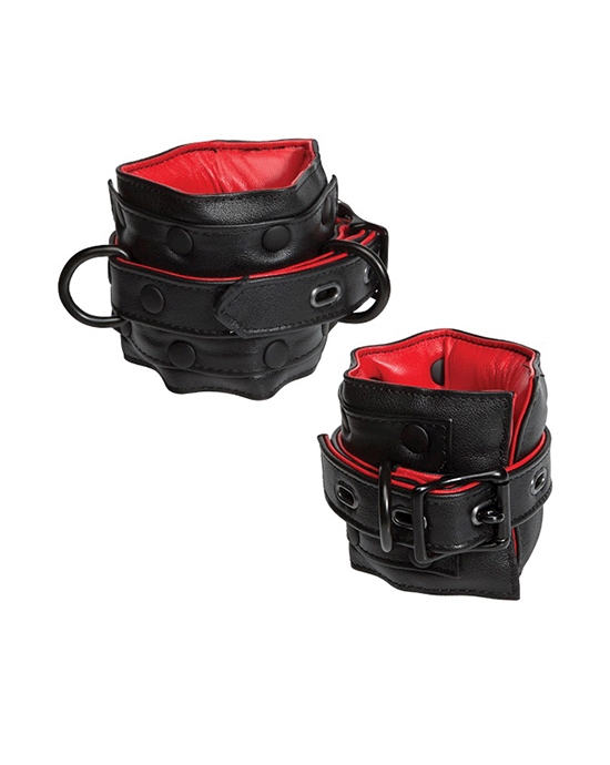 Kink Leather Submissive Accessories Ankle Restraints