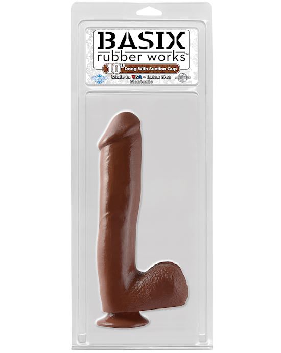 Basix 10 Inch W Suction Brown