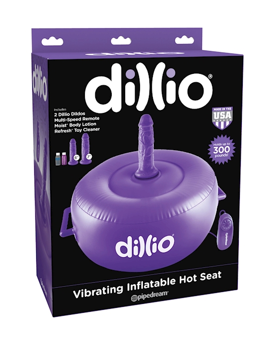 Dillio  Vibrating Inflatable Hot Seat