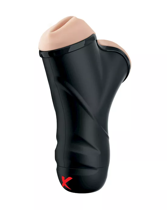 PDX Elite  Double Penetration Vibrating Stroker