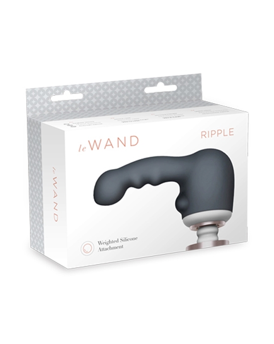 Le Wand Silicone Attachment Ripple Weighted