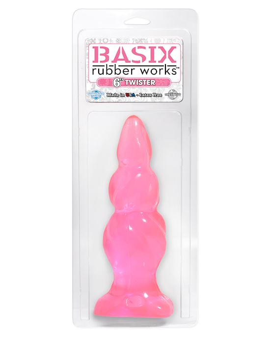 Basix 6 Inch Twister Pink