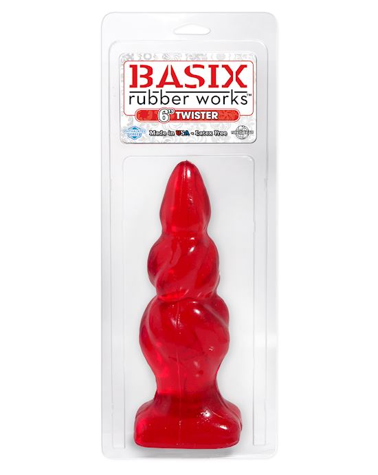 Basix 6 Inch Twister Red
