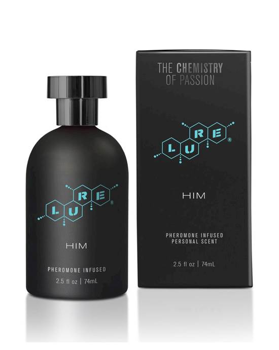 Lure Black Label For Him Pheromone Infused Personal Scent Bottle