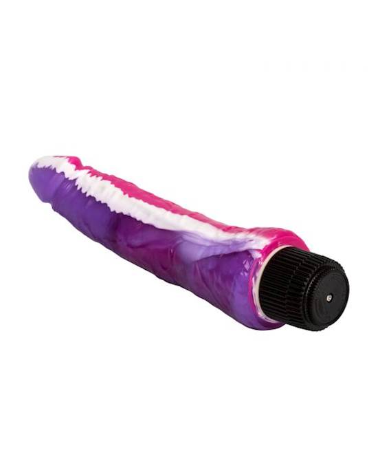 Funky Jelly Curved Vibrating Dildo