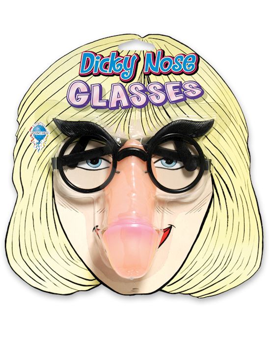 Phony Face Pecker Nose Glasses
