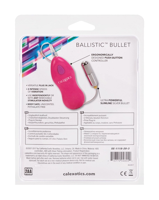 Ballistic Slimline Bullet