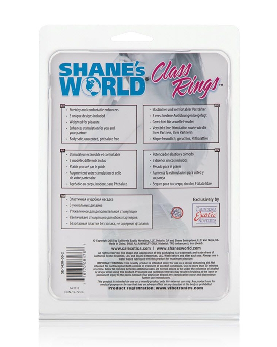 Shanes World Class Rings
