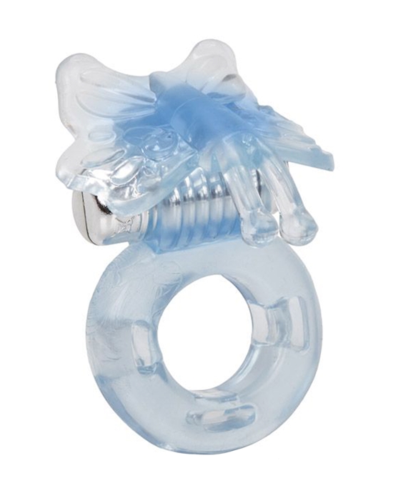 Basic Essentials Butterfly Vibrating Cock Ring