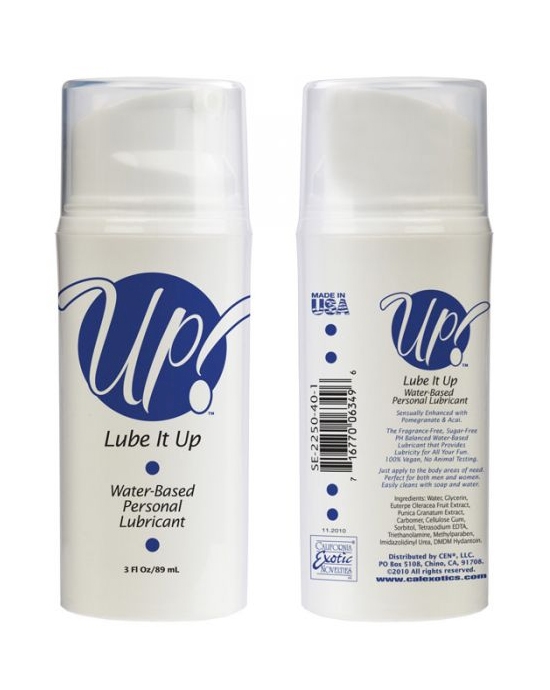 Up! Lube It Up Water-based Personal Lubricant