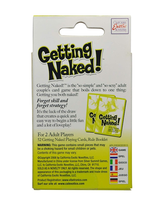 Getting Naked! - Card Game