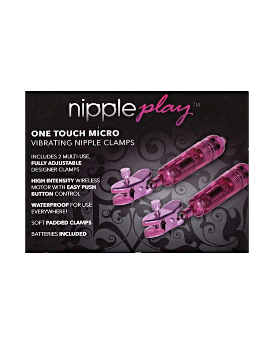 Nipple Play One Touch Micro Vibrating Clamps