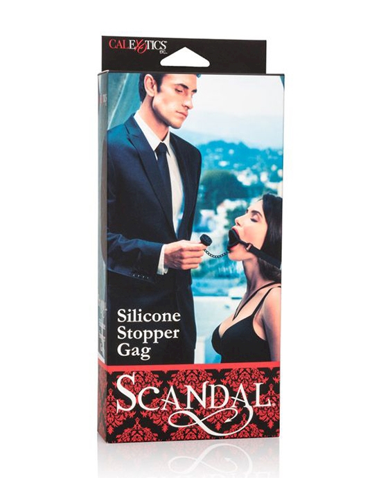 Scandal Silicone Stopper Gag