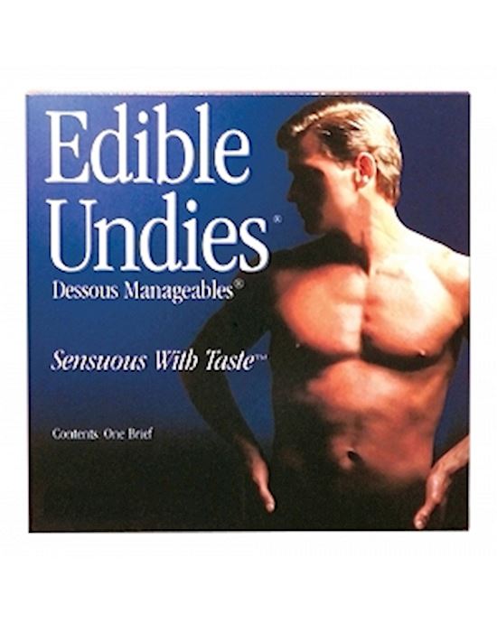 Edible Undies-mens Strawberry Choc